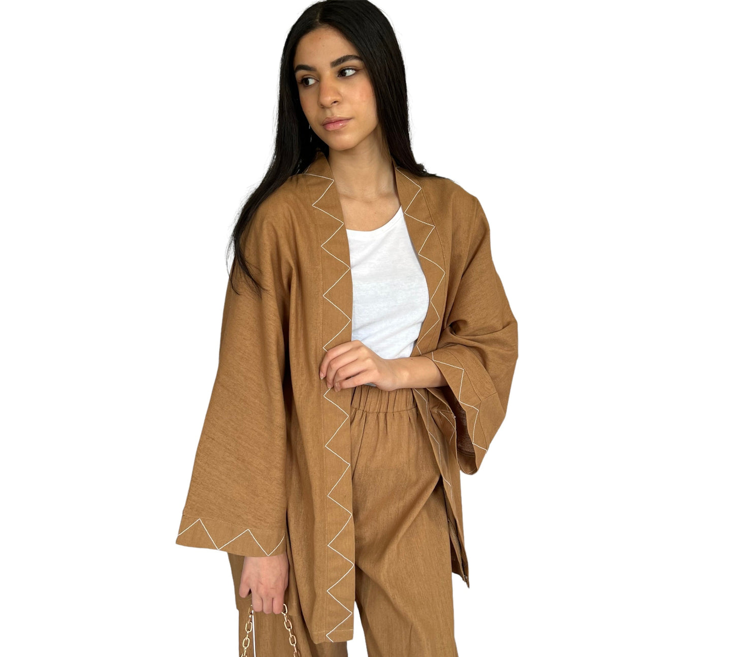 zigzag kimono