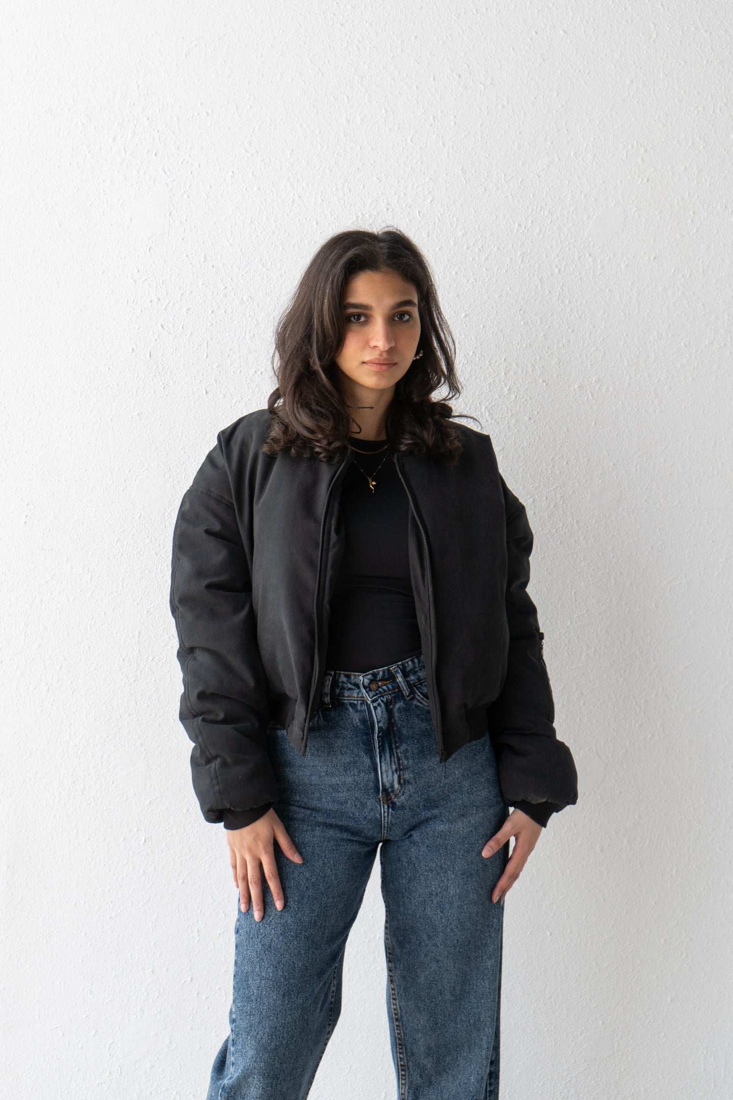 Bomber Puffer Jacket