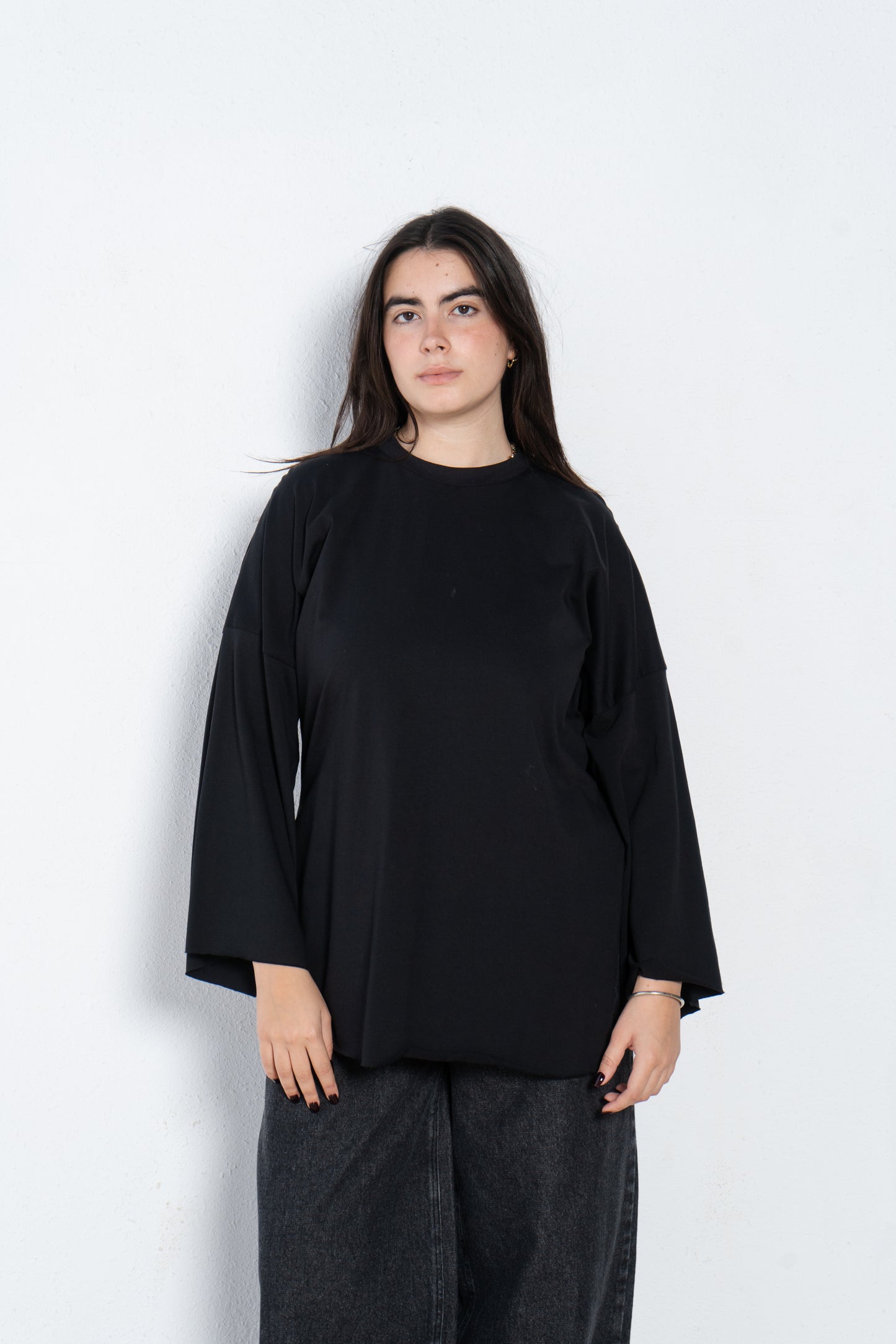 Long sleeves oversized t shirt