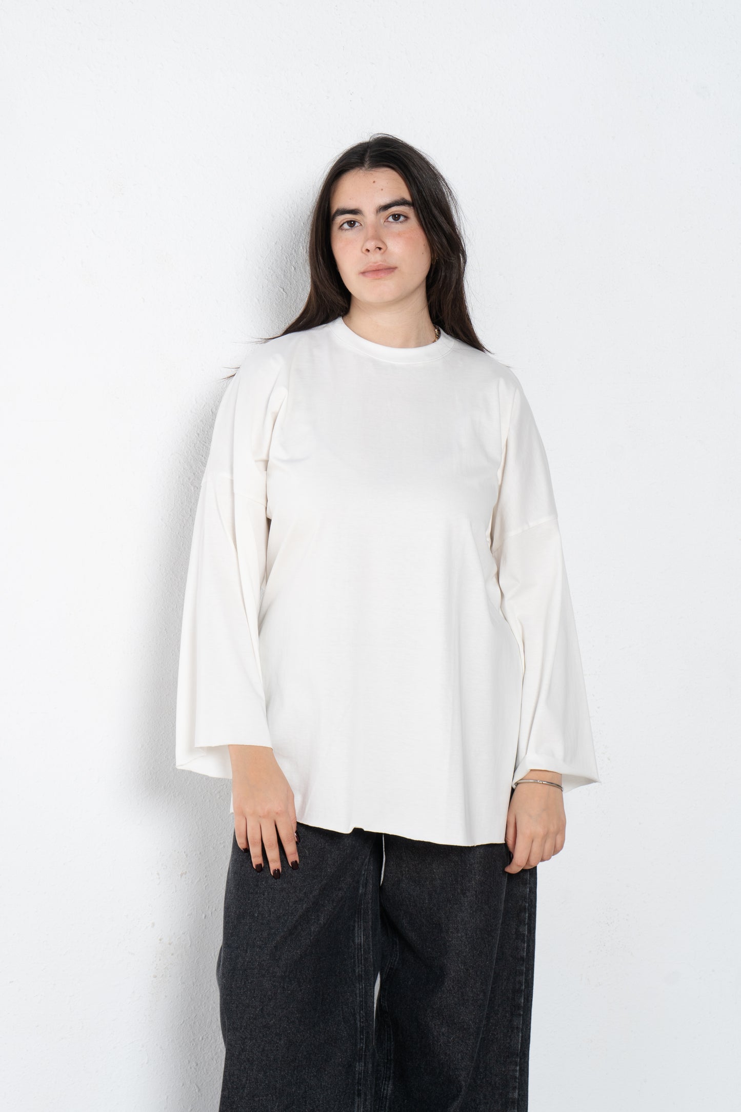 Long sleeves oversized t shirt