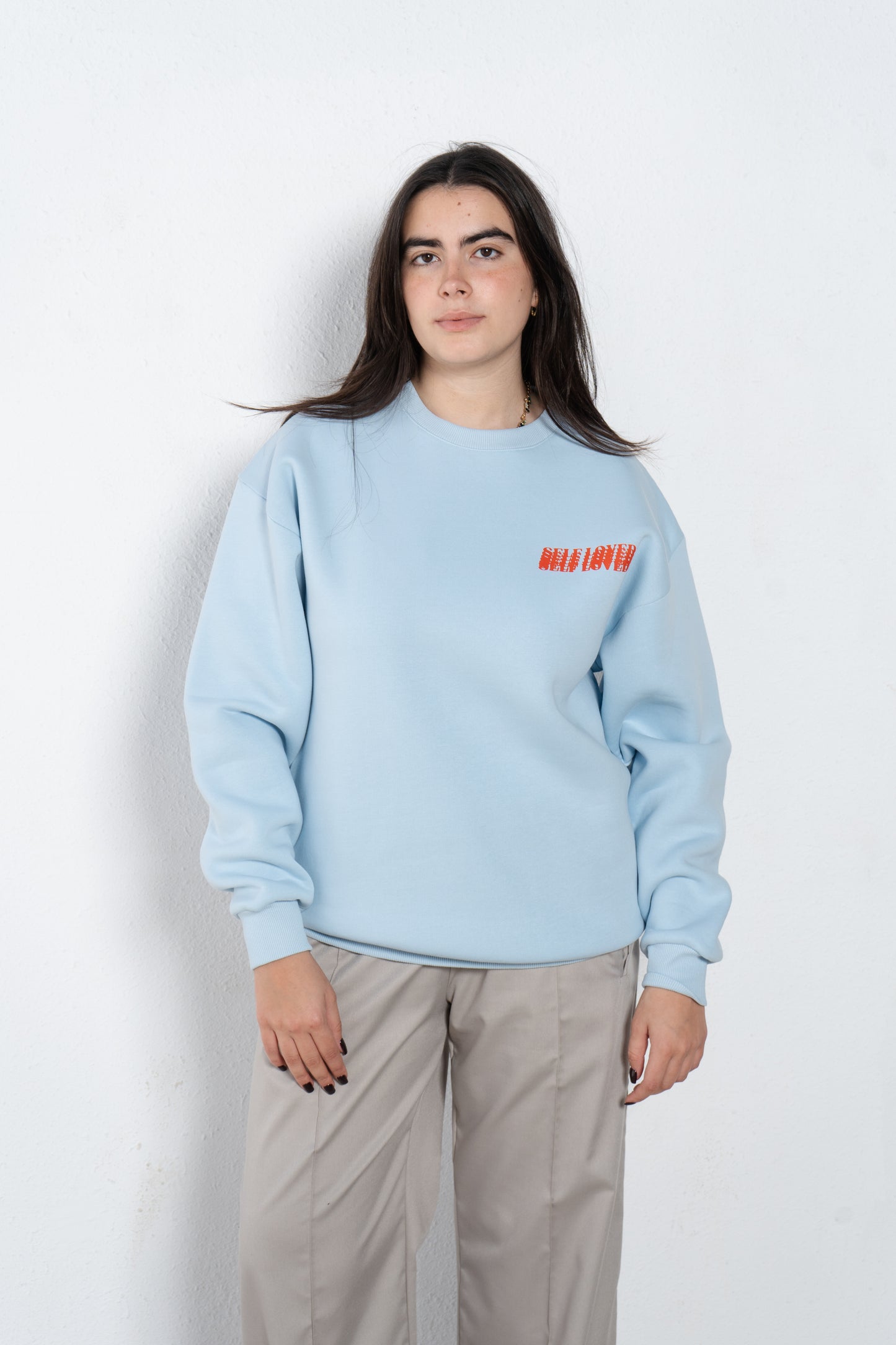 More self loved crew neck