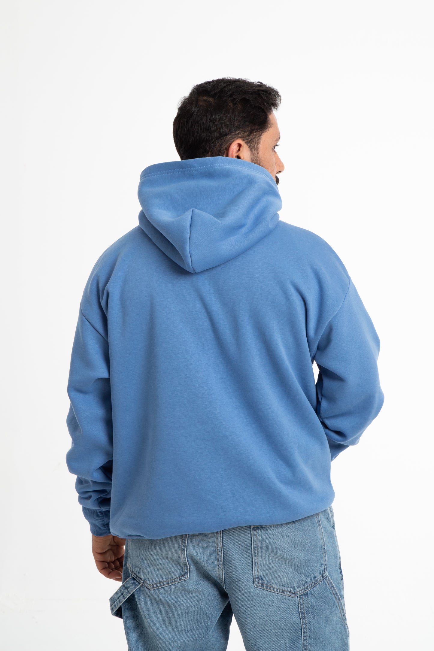 Basic oversized hoodie with inside fleece