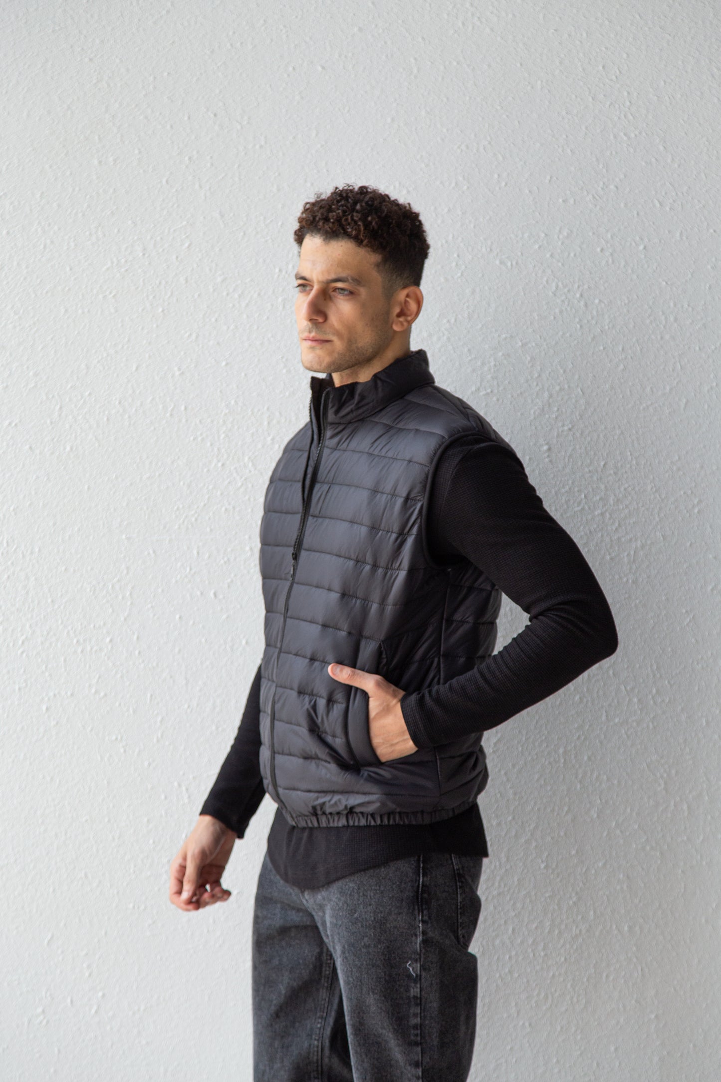 Waterproof puffer vest