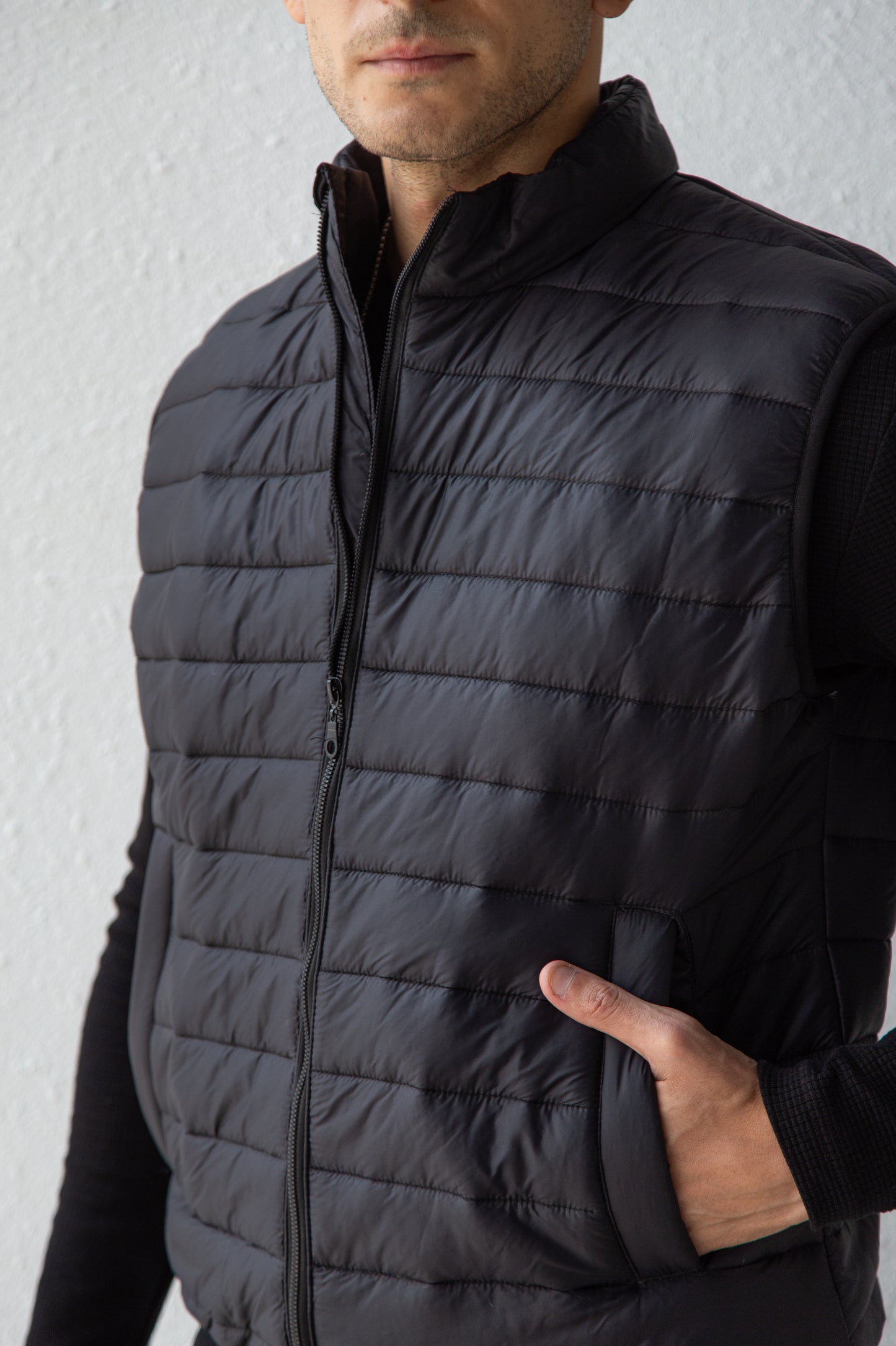 Waterproof puffer vest