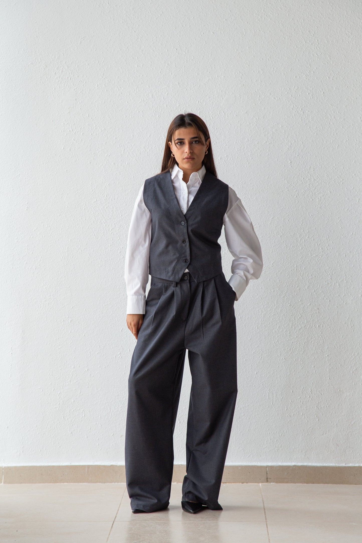 Pants With Front Pleats