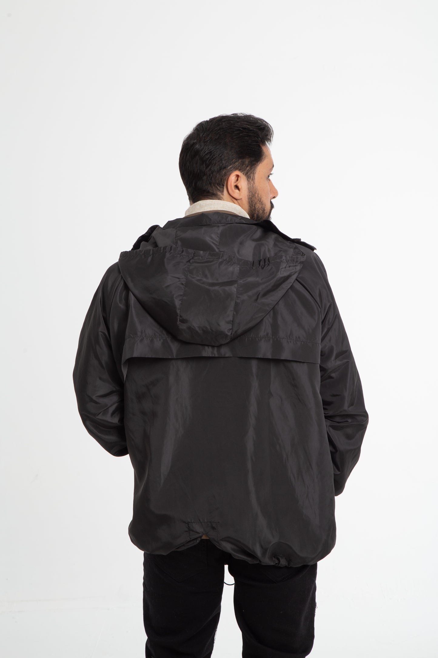 Oversized rain jacket