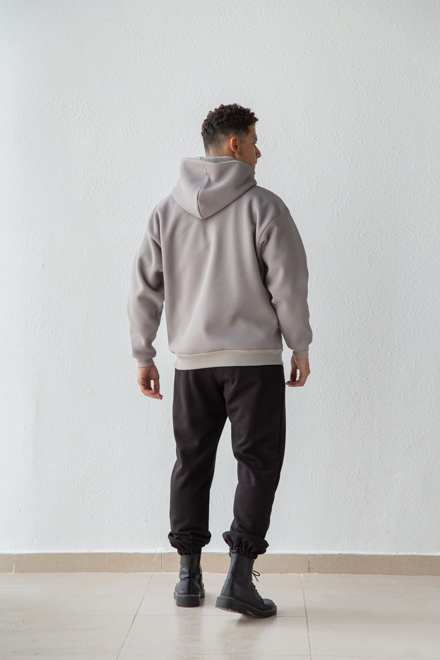 Basic oversized hoodie with inside fleece