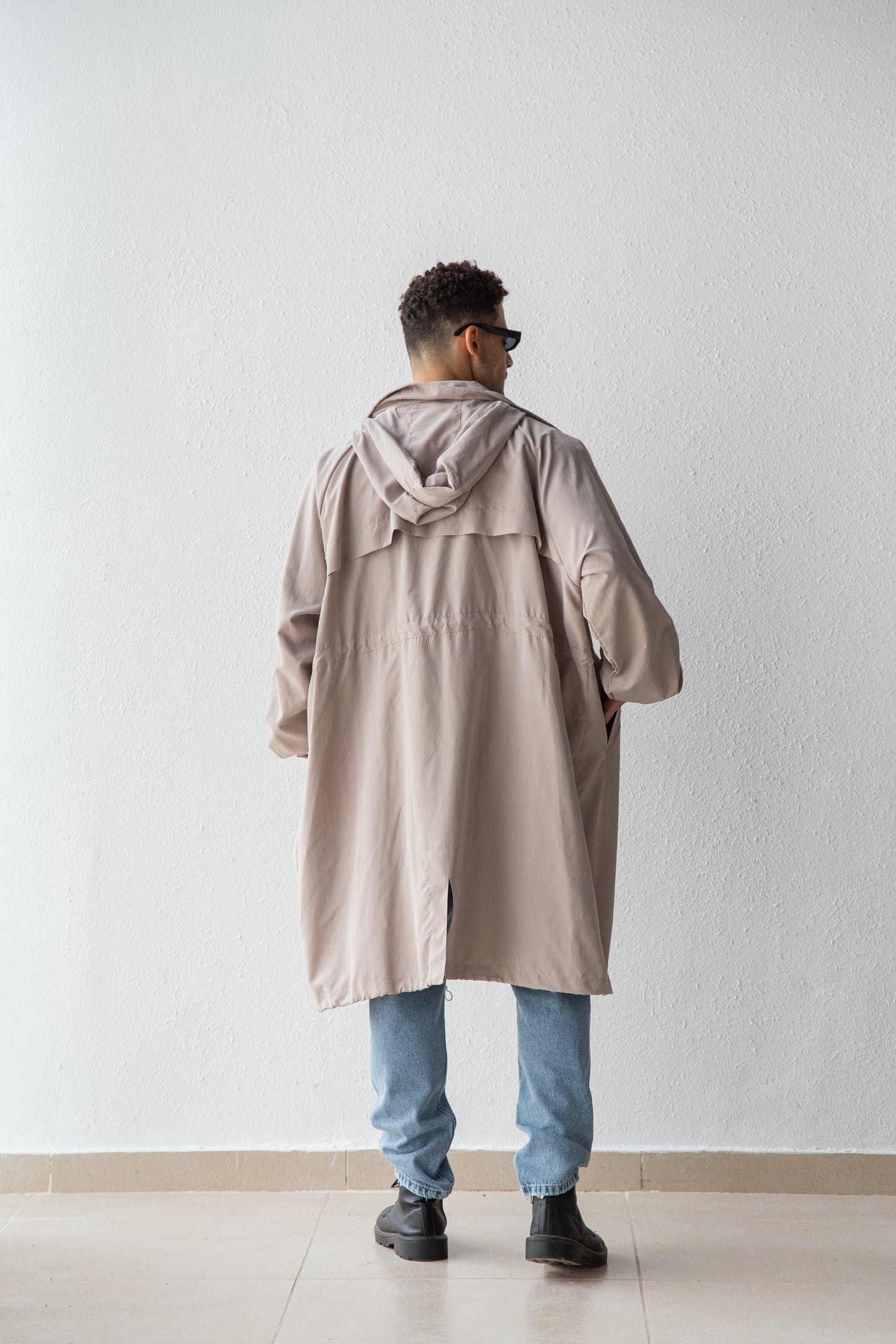 Oversized rain coat