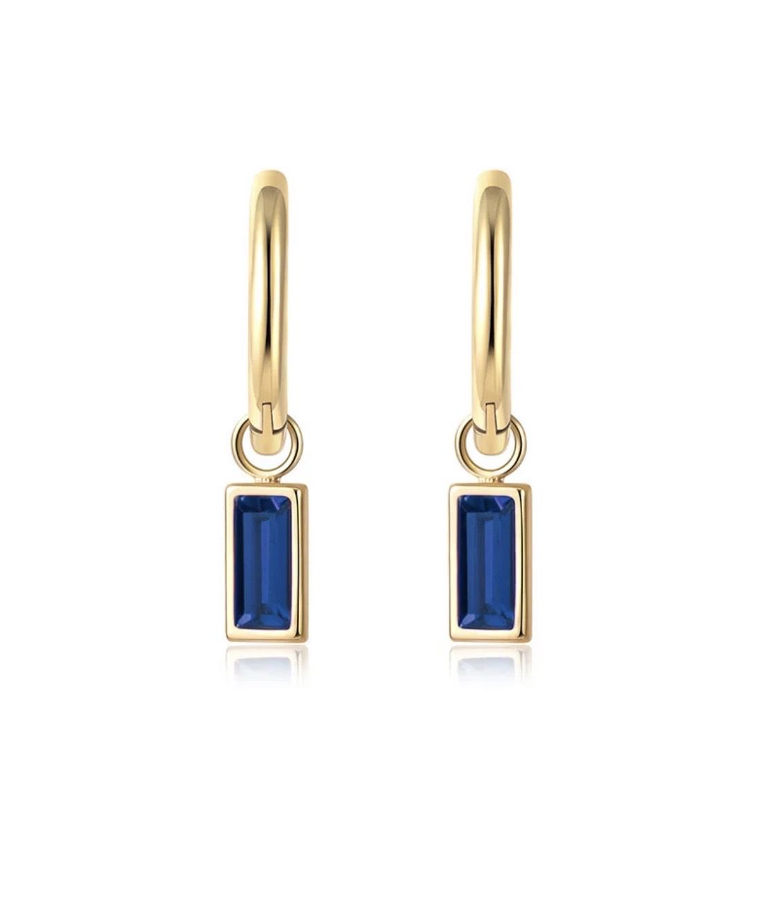 rory earrings blue