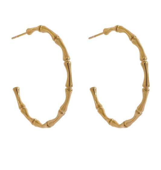 Bamboo earrings