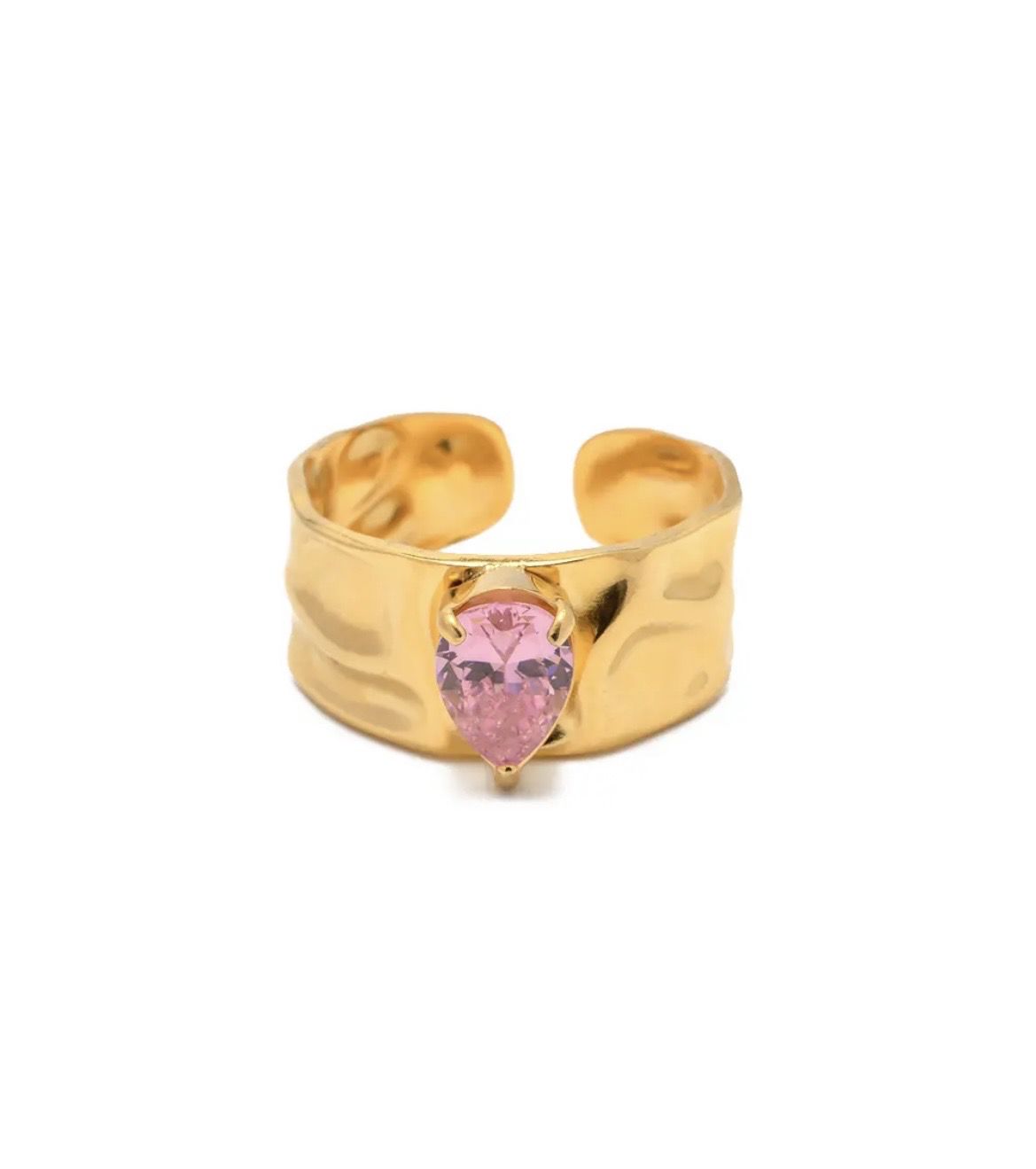 pink stud ring