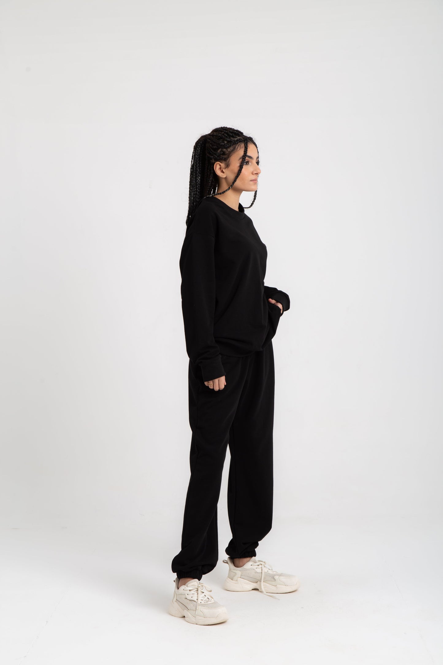 Cotton oversized sweat pant