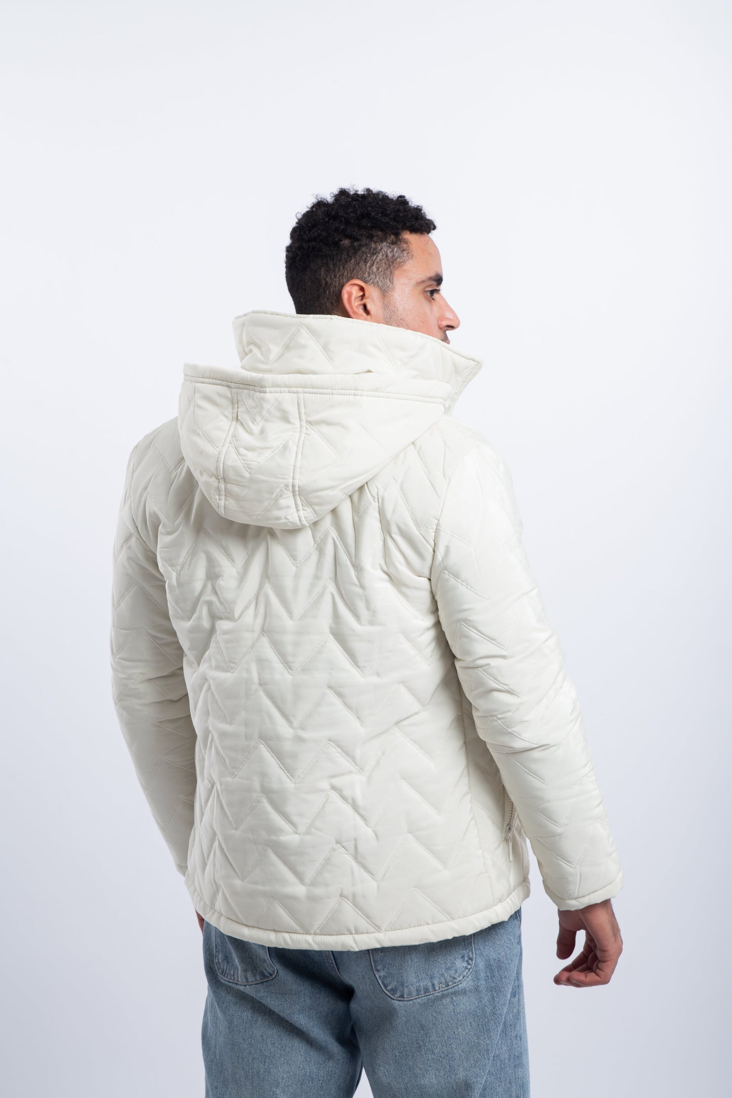 Water proof zigzag puffer jacket