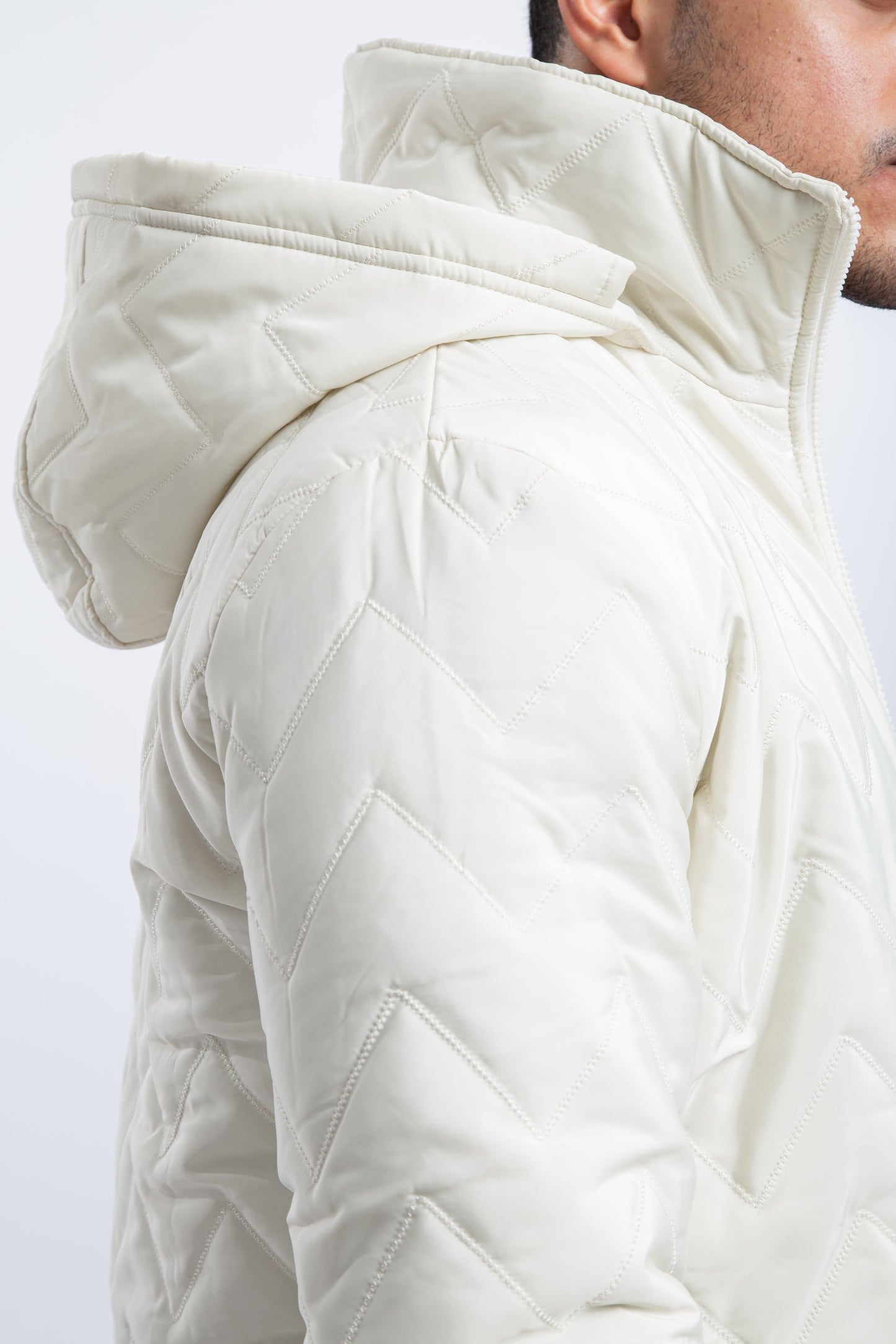 Water proof zigzag puffer jacket