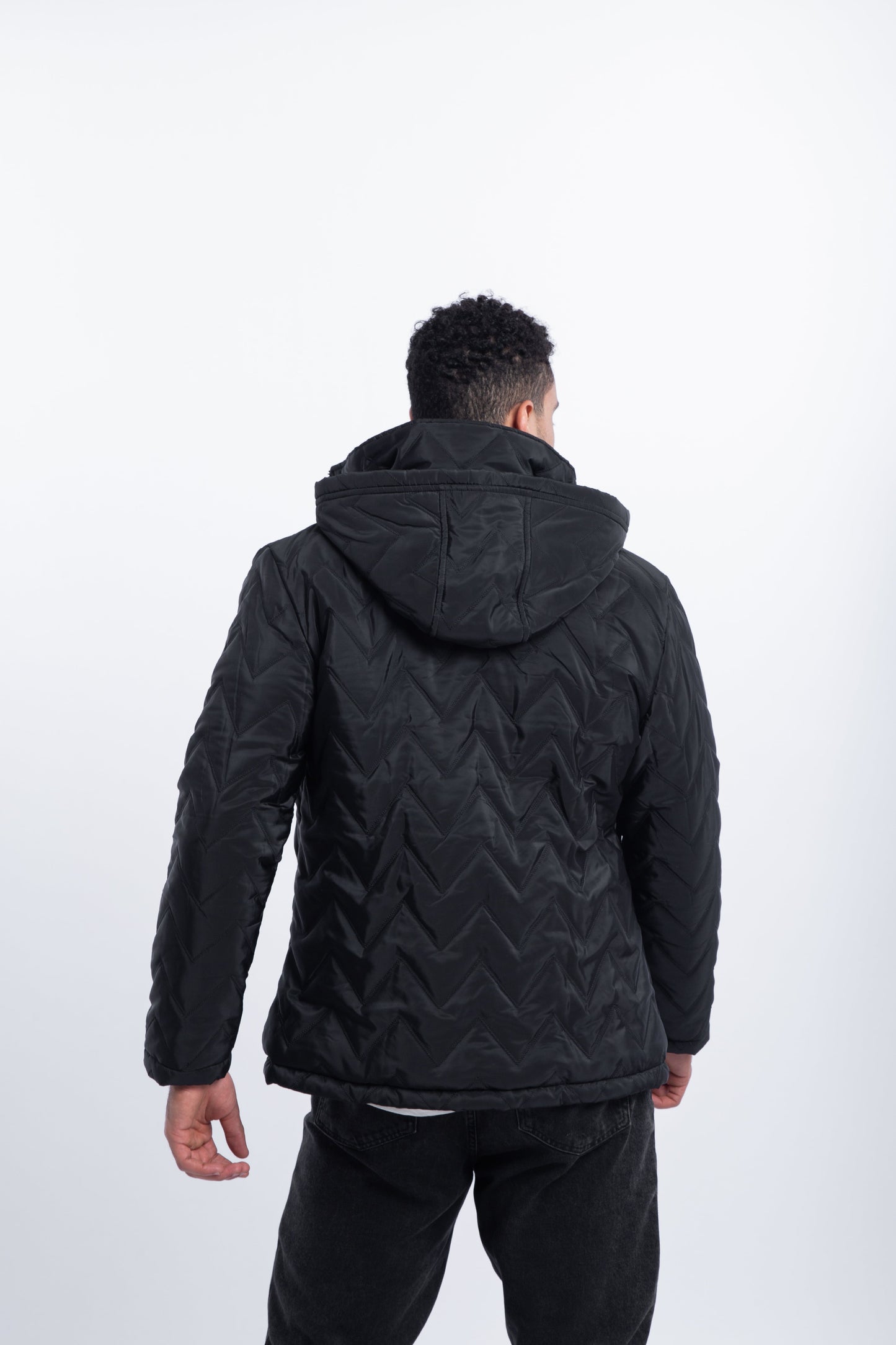 Water proof zigzag puffer jacket