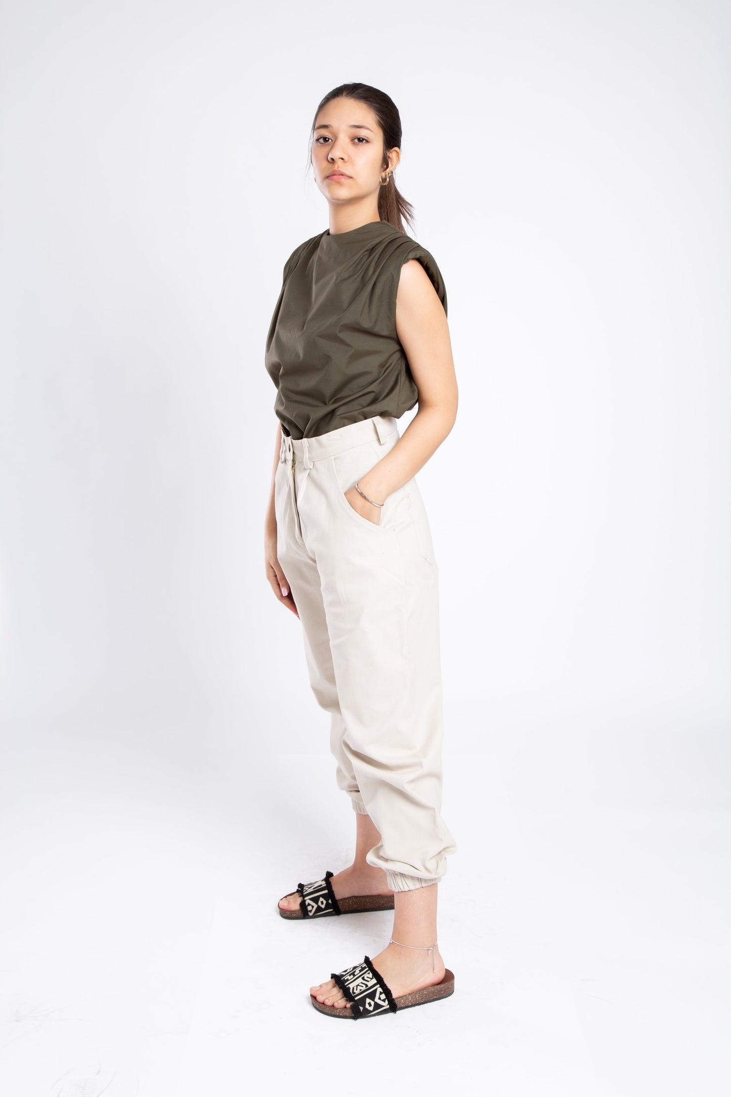 jogger gabardine pant