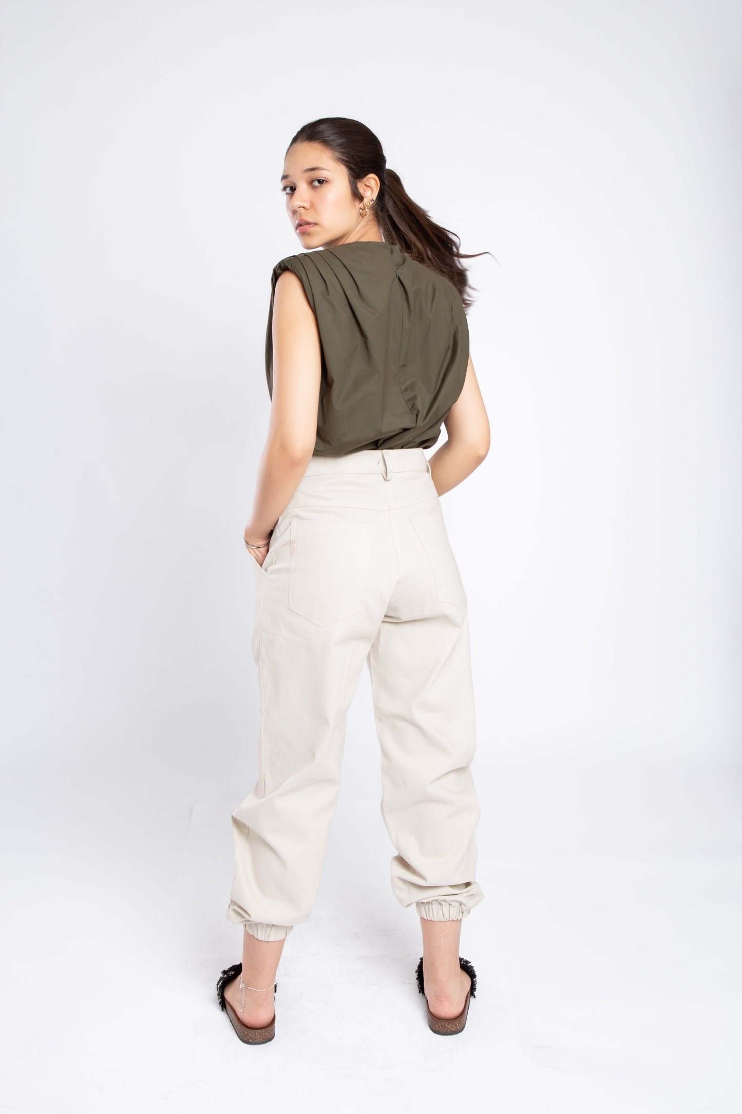 jogger gabardine pant