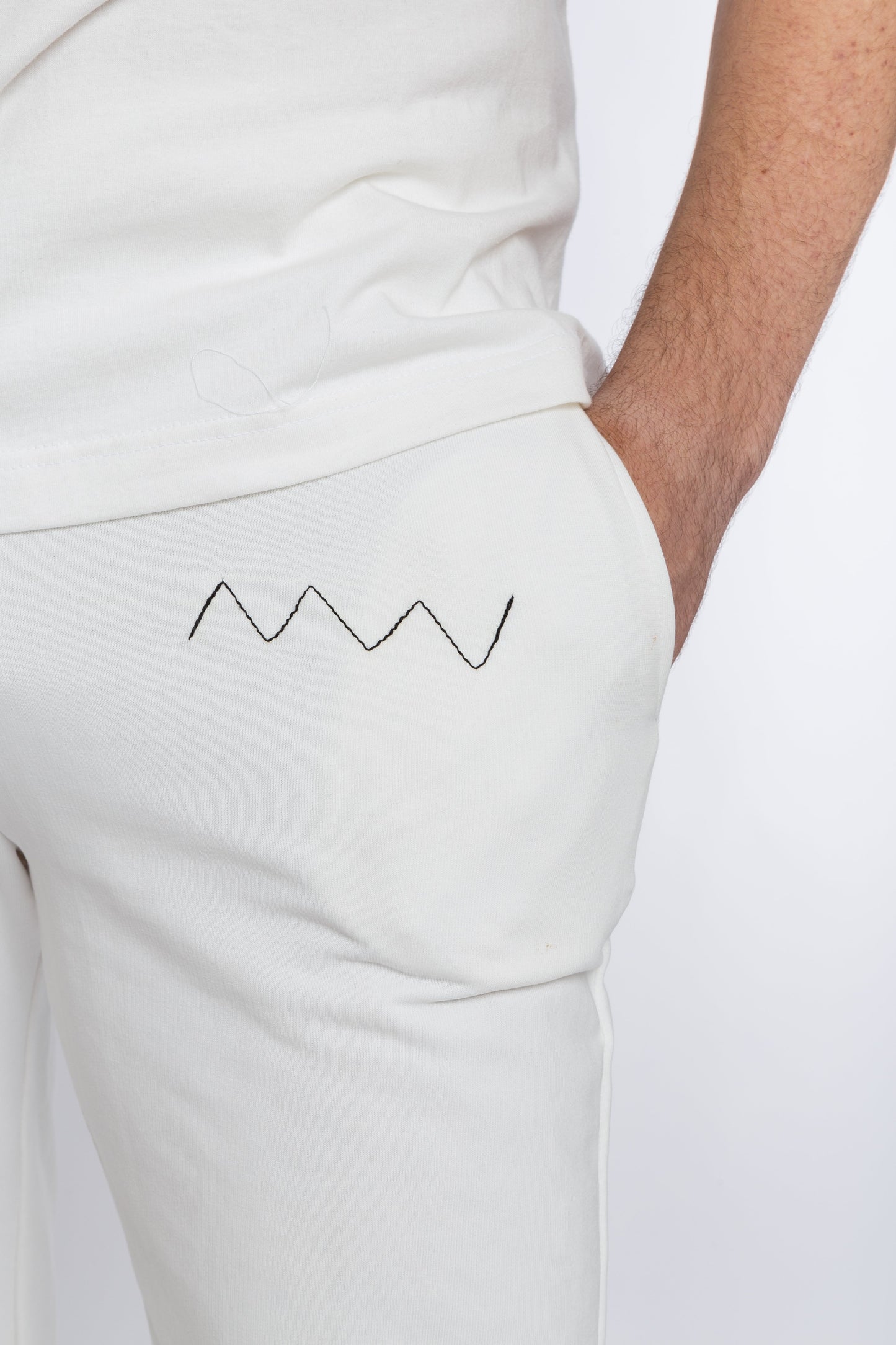 Sweat pant with embroidered MAN logo