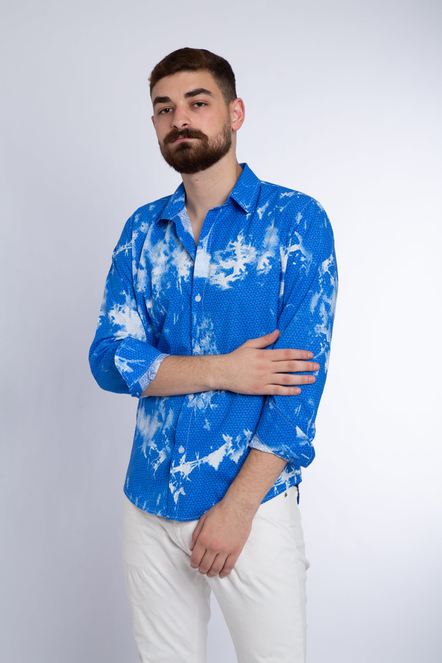 Tie dye long sleeves shirt