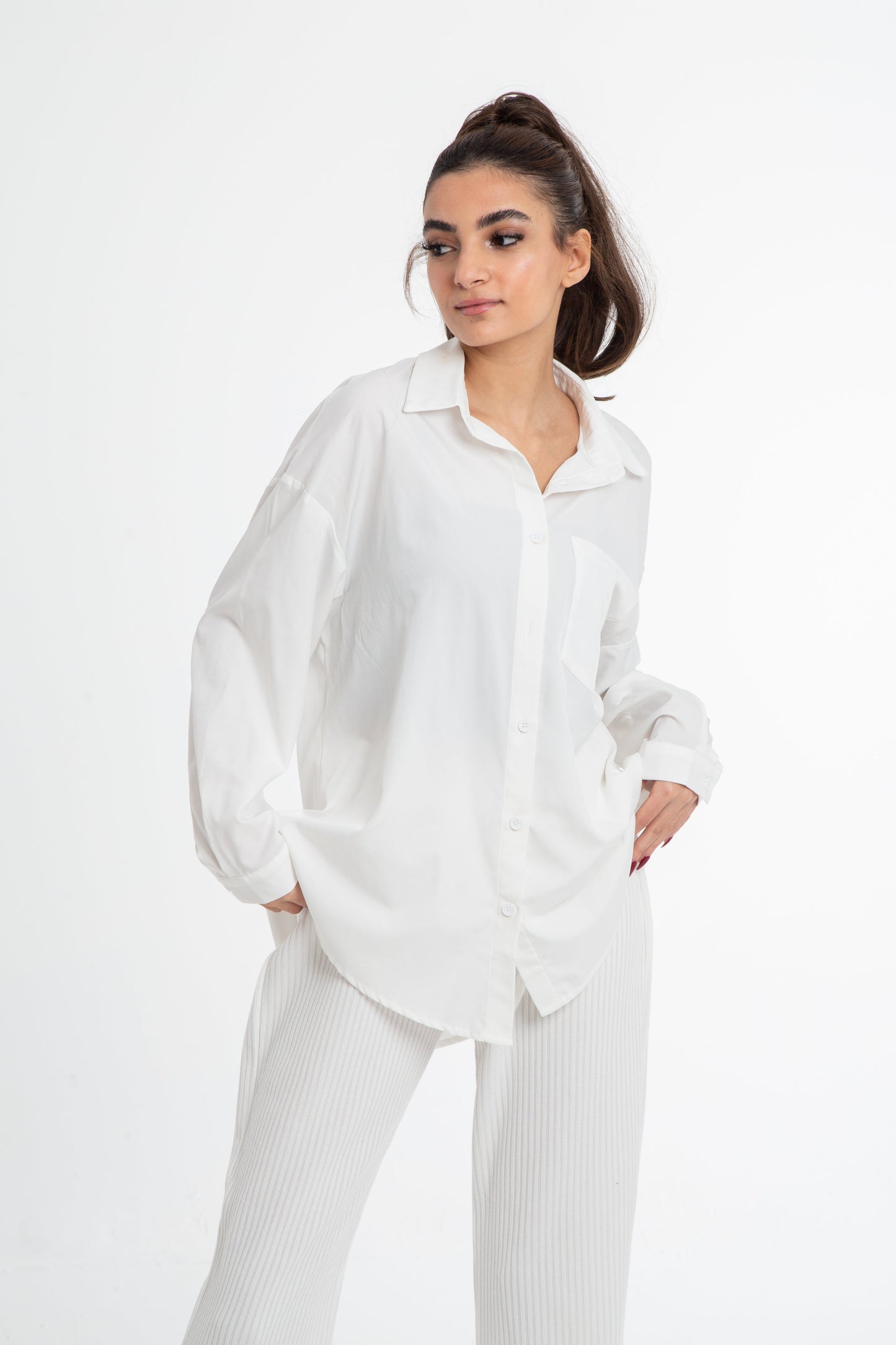 Basic poplin shirt