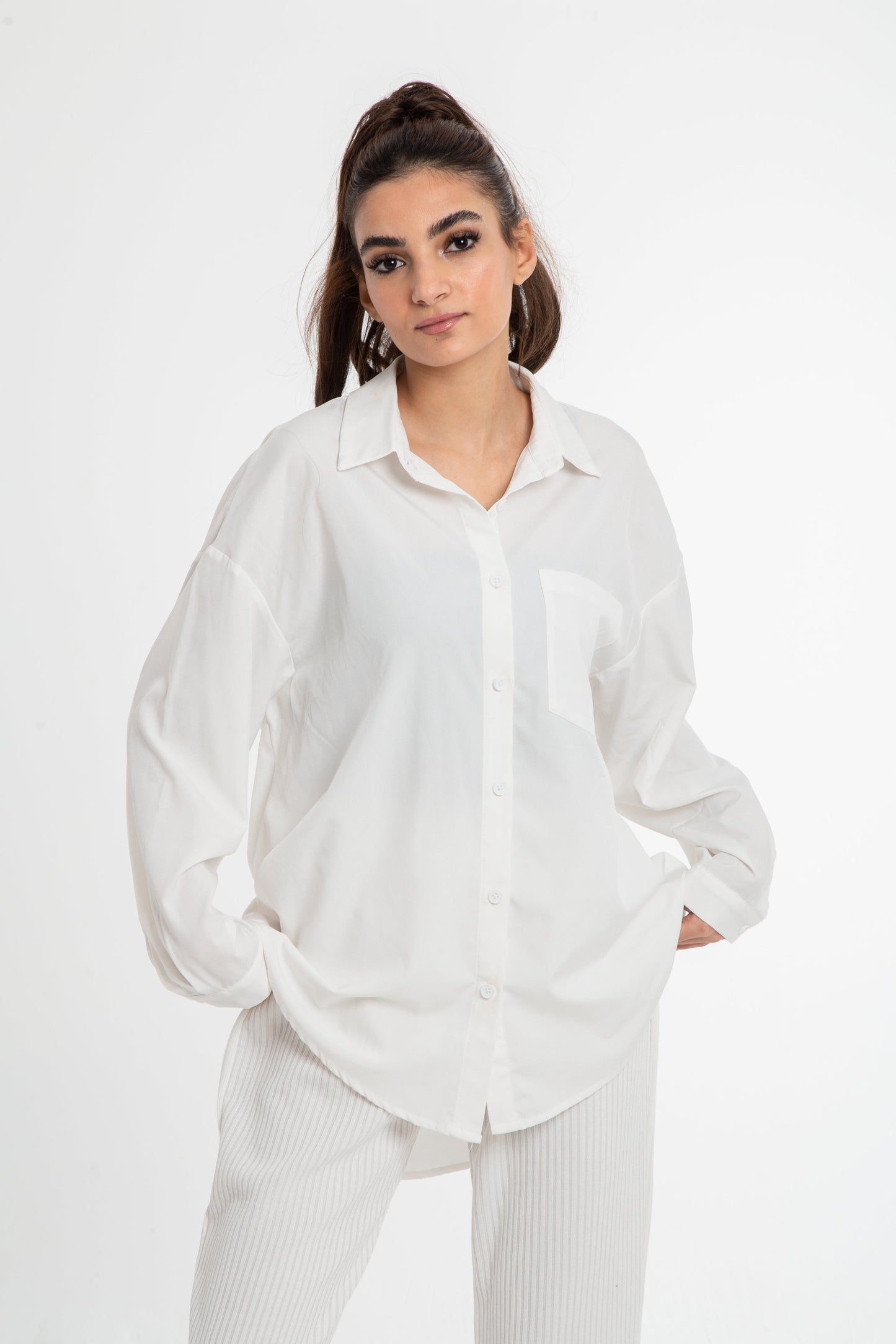 Basic poplin shirt