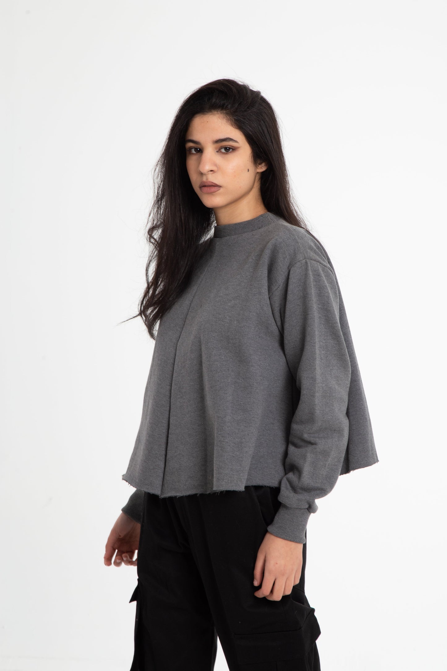 Cropped sweatshirt